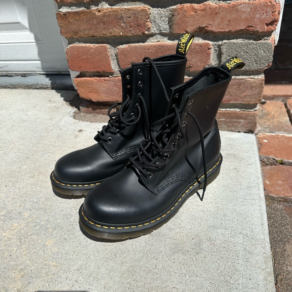 Dr. Martens Black Leather Boots